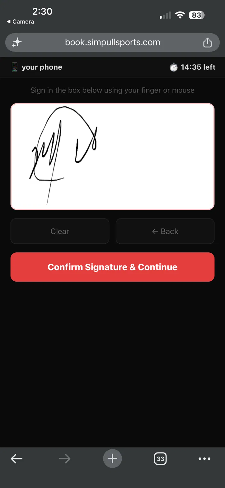 Add your signature